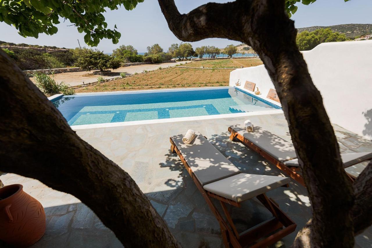 Seaside Villa Glyfa Paros Aspro Chorio Exterior photo